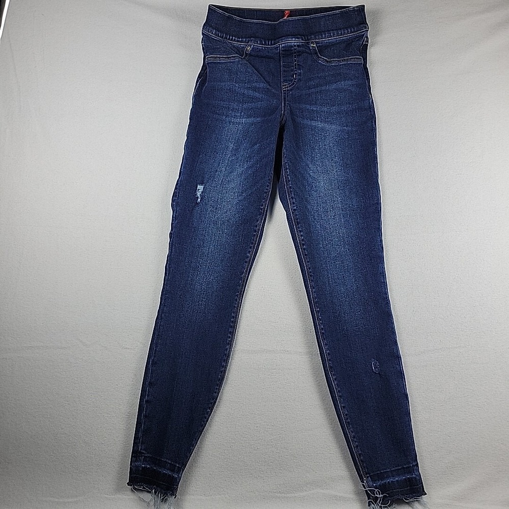 Spanx Distressed Skinny Jeans Women's Sz Small Ankle‎ Frey